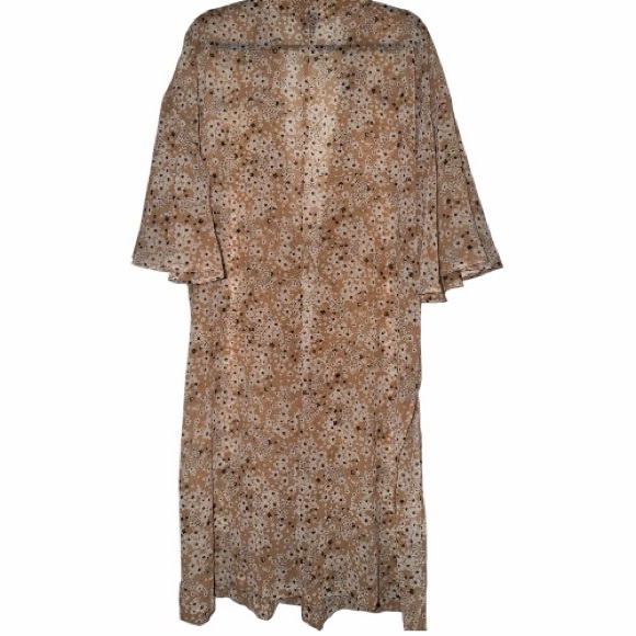 Wild Fable Floral Tie-Front Kimono Duster - Picture 3 of 6